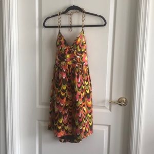 Size 2 milly chain halter dress